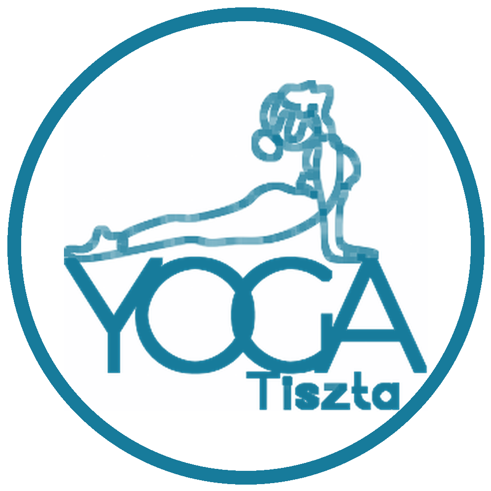 Tiszta yoga kör alakú logó